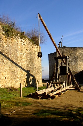 chateau de castelnaud - trebuchet - Le Manoir du Chambon - Dordogne Périgord