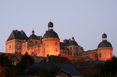 ©chateaudeHautefort - nocturne - Manoir du Chambon - Dordogne Périgord
